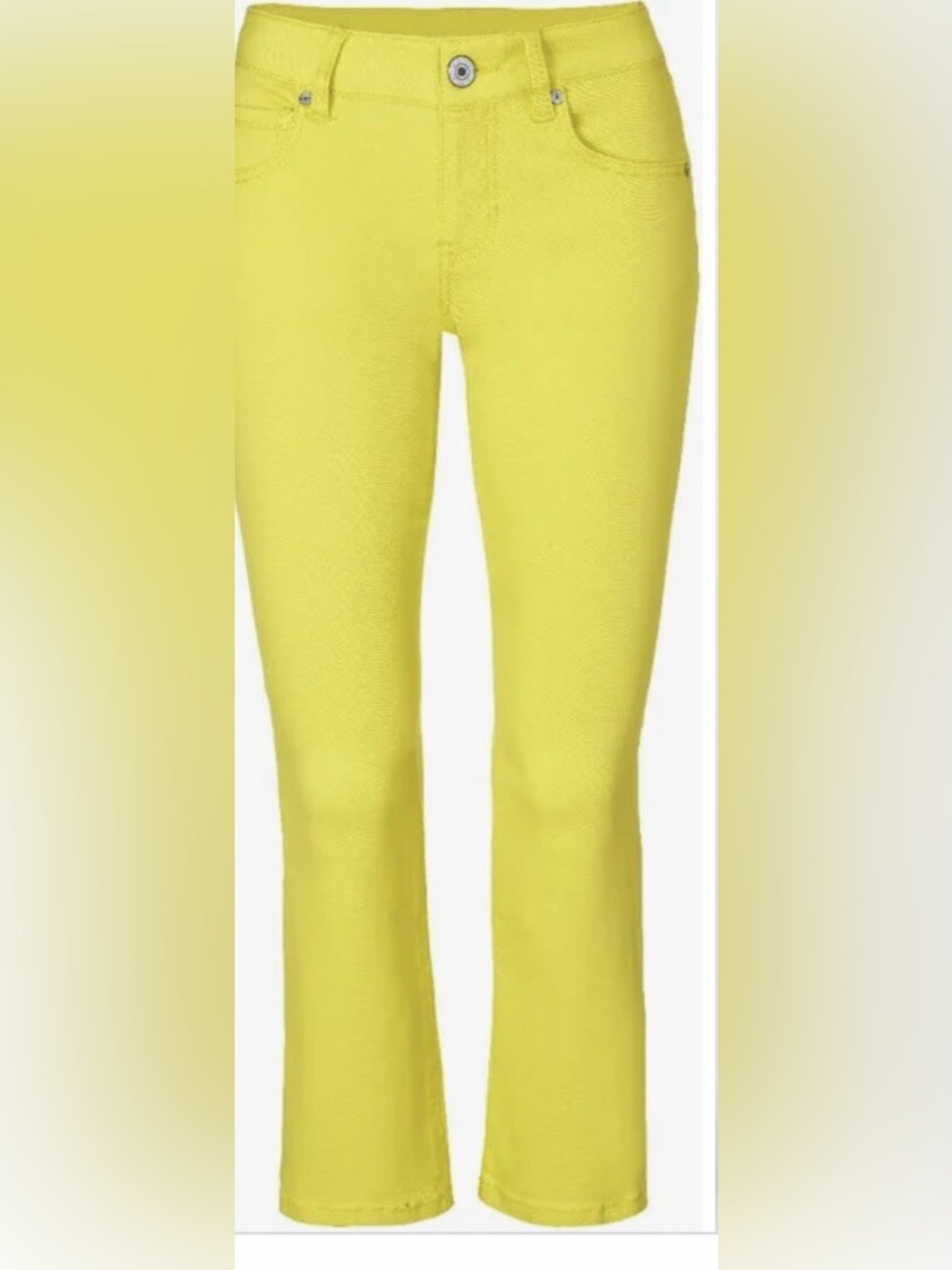 CAbi Sunny Yellow Slim Pants